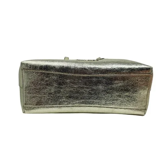 Jimmy Choo Barra Tote in Light Gold Distressed Metallic - Picture 5 of 12